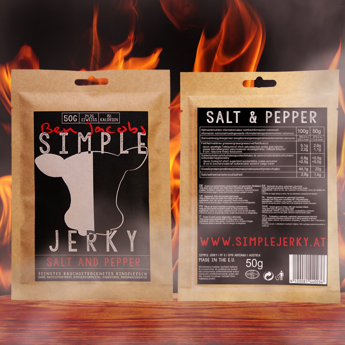 Beef Jerky - Zout & Peper