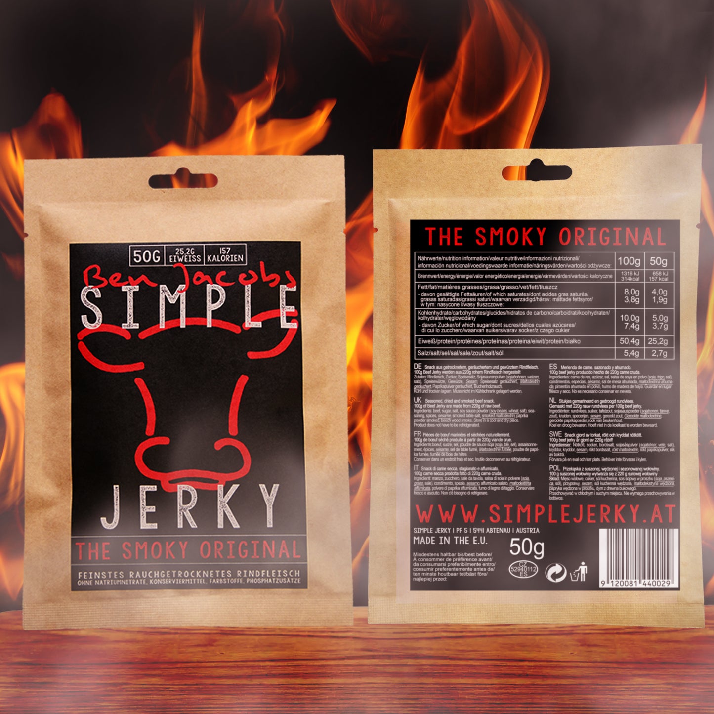Eenvoudige Jerky - Monsterdoos (6 Soorten)